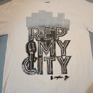 Mizkeen Originals Signed Rep My City T-shirt, Size Large
